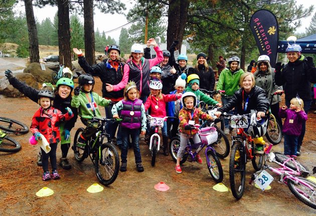 A little rain but big smiles at the Little Big at Truckee Bike Park