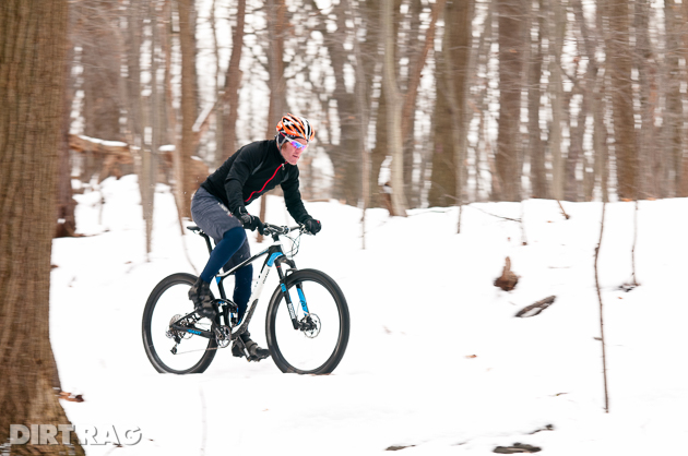 Riding in the snow, the modern mud