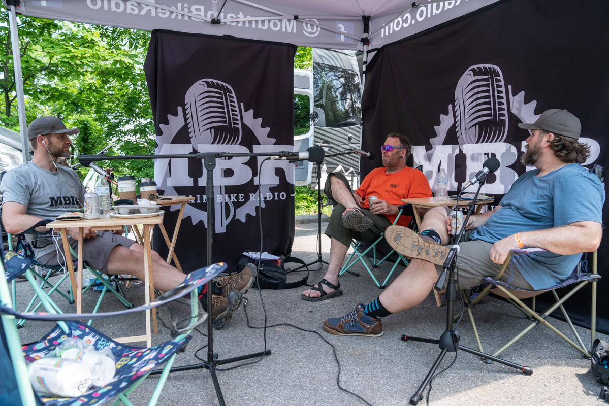 Mountain Bike Radio conducting interviews and podcast through out the whole weekend.
