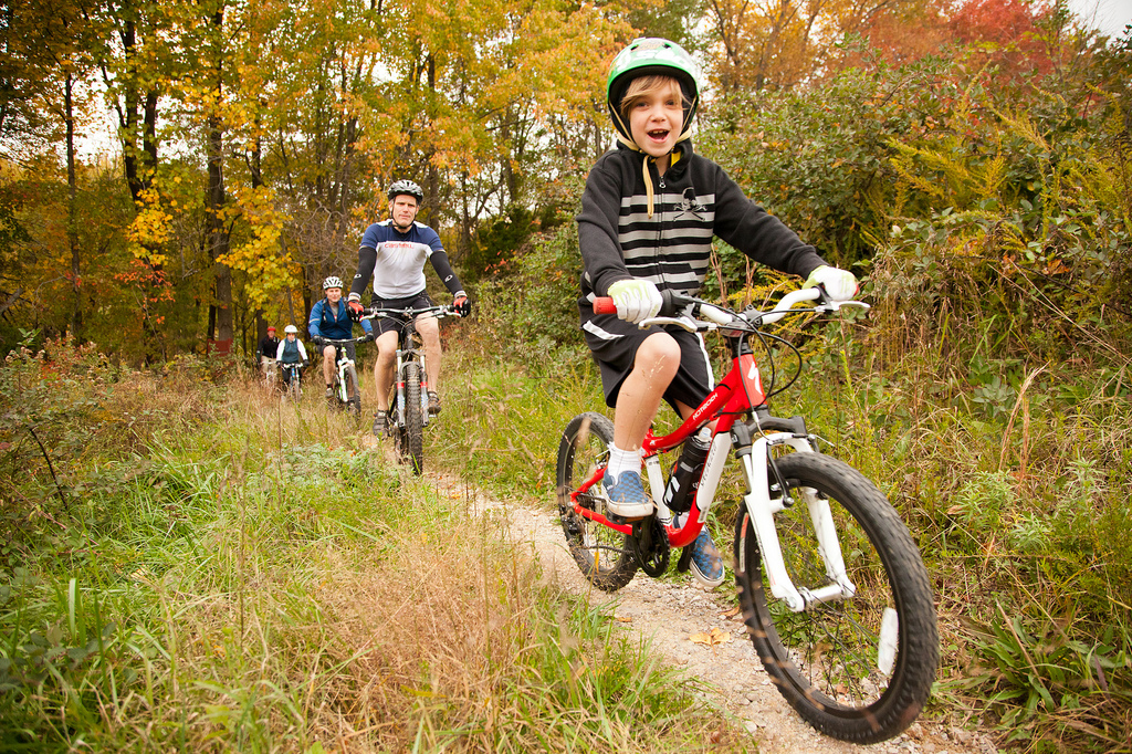 Take a Kid Mountain Biking on October 7