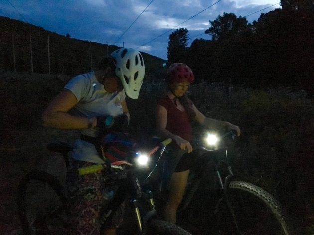 Night riding tips for mountain bikers