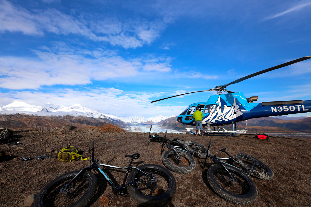 Heli-biking in Alaska? Yes, please!