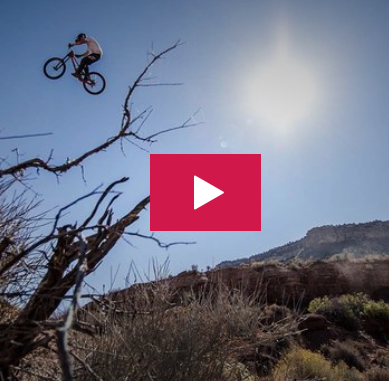 Video: Rampage rider falls off cliff, finishes run anyway