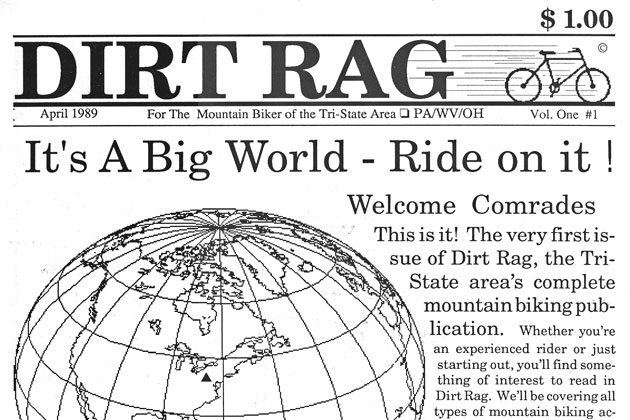 A brief history of the Dirt Rag cover logo