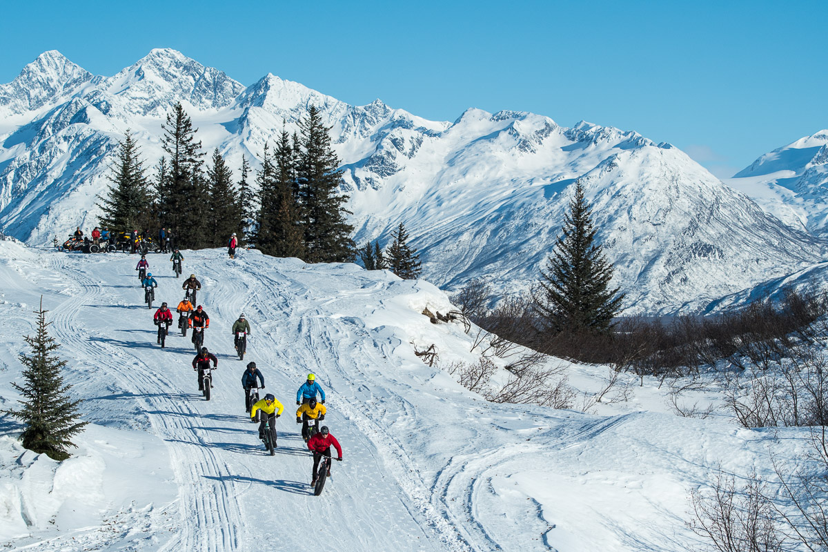 Mass start DH race. Photo: Eddie Clark 