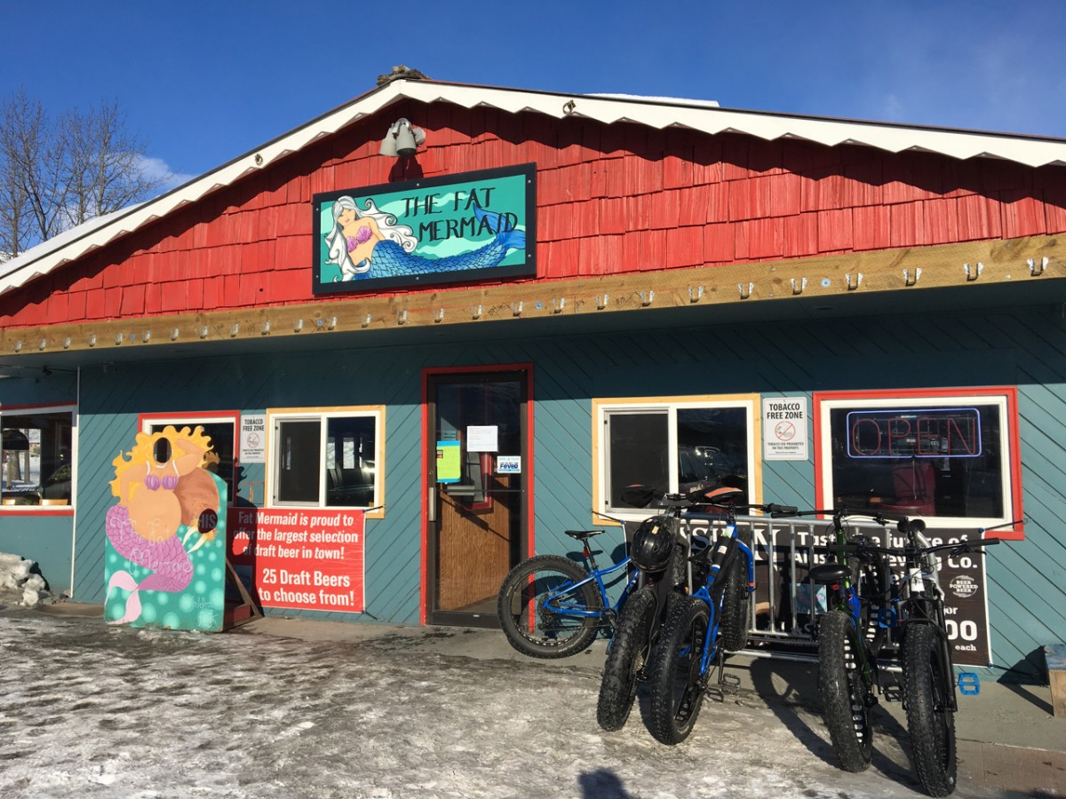 The Fat Mermaid - our local meeting place in Valdez. Photo: Russ Risdon 