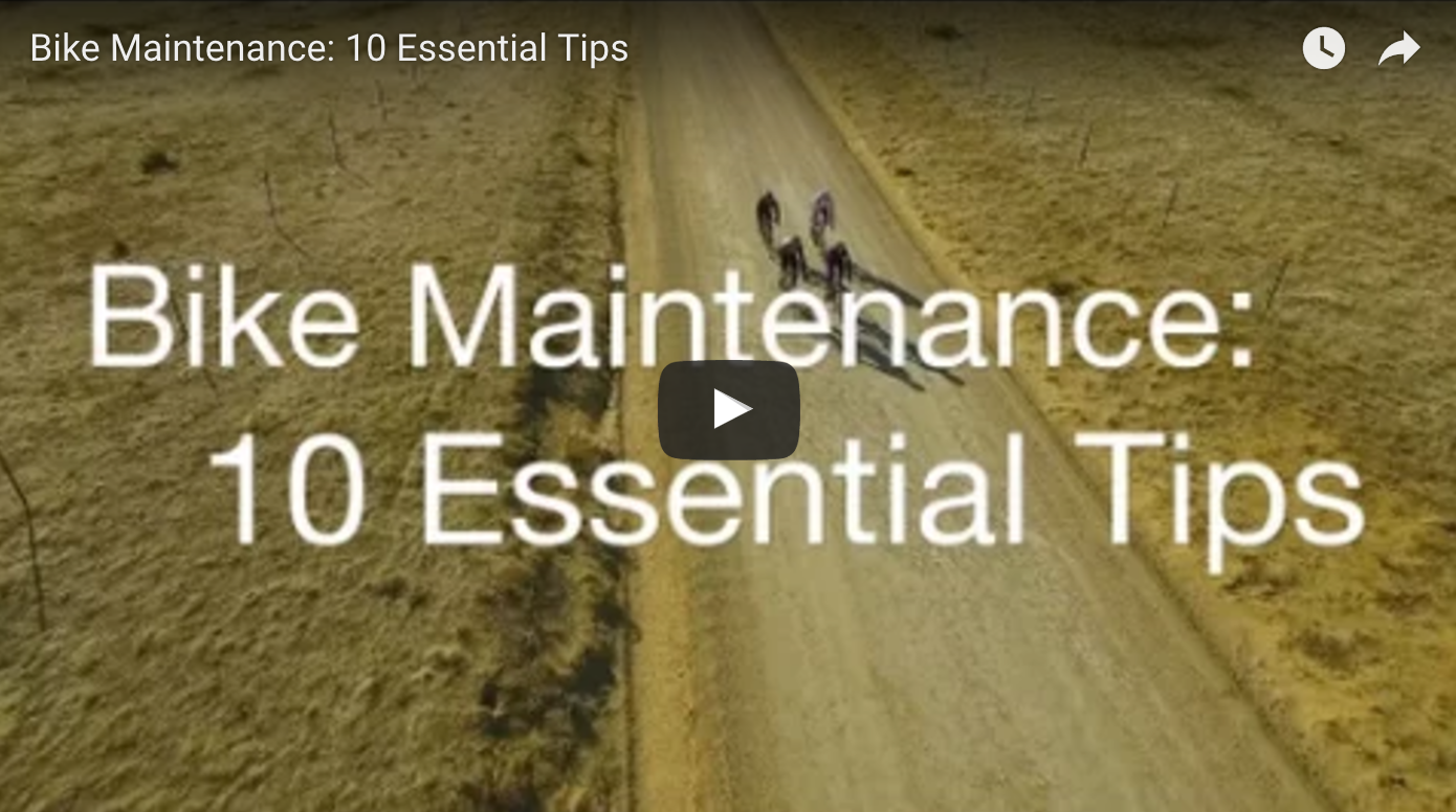 Video: 10 Essential Tips for Bike Maintenance