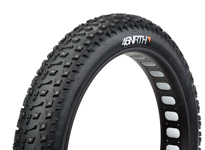 45NRTH expands Dillinger tire to 5 inches of studded traction