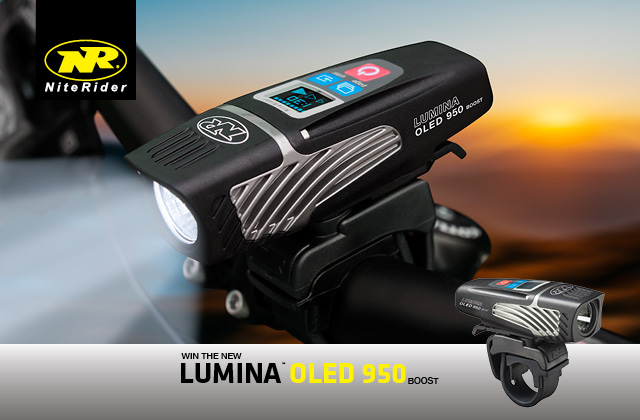 Win a NiteRider Lumina™ OLED 950 Boost Headlight
