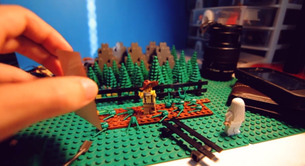 Behind-the-scenes – The making of the Lego mountain bike video
