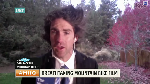 Video: Cam McCaul promotes latest film on The Weather Channel